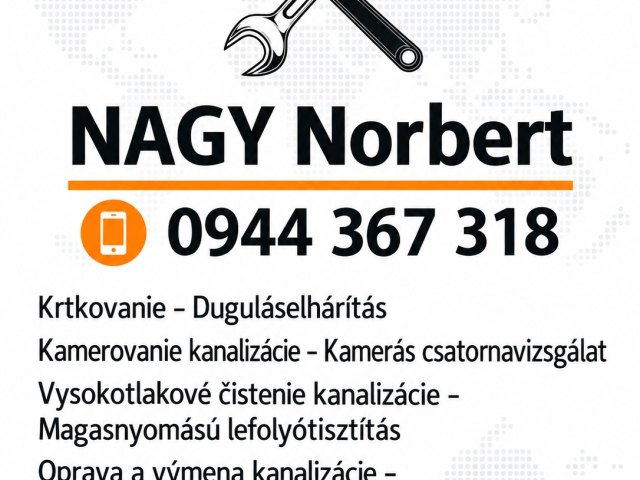 Duguláselhárítás és csatornatisztítás – Nagy Norbert